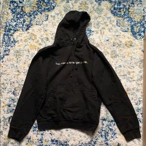 Screen-printed hoodie